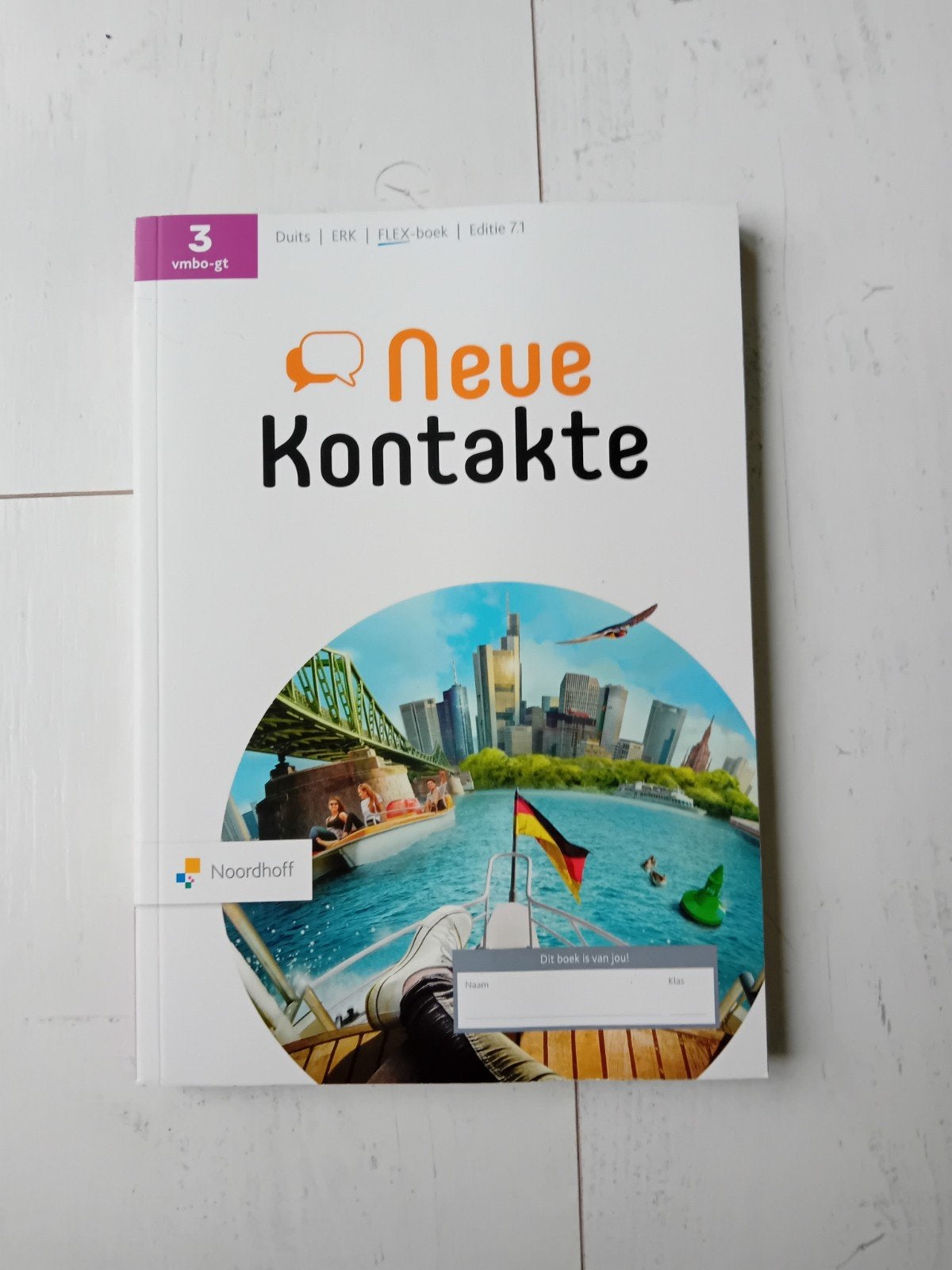Neue Kontakte 3 vmbo-gt Duits Noordhoff, Boeken, VMBO, Duits, Noordhoff, Ophalen of Verzenden