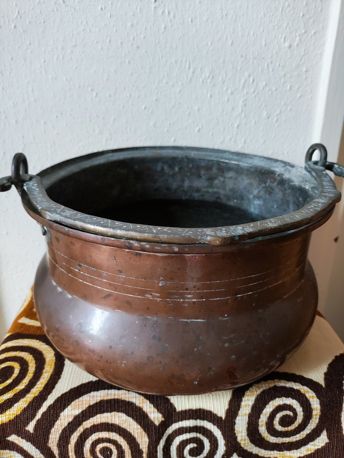 Prachtige grote antieke koperen pot, Antiek en Kunst, Antiek | Koper en Brons, Verzenden