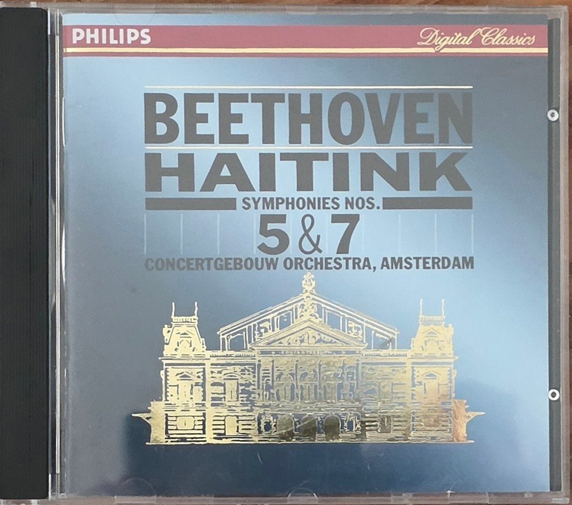 Beethoven Symfonieën 5 & 7 - Haitink, Concertgebouw Orkest, Ophalen of Verzenden, Romantiek, Zo goed als nieuw, Orkest of Ballet