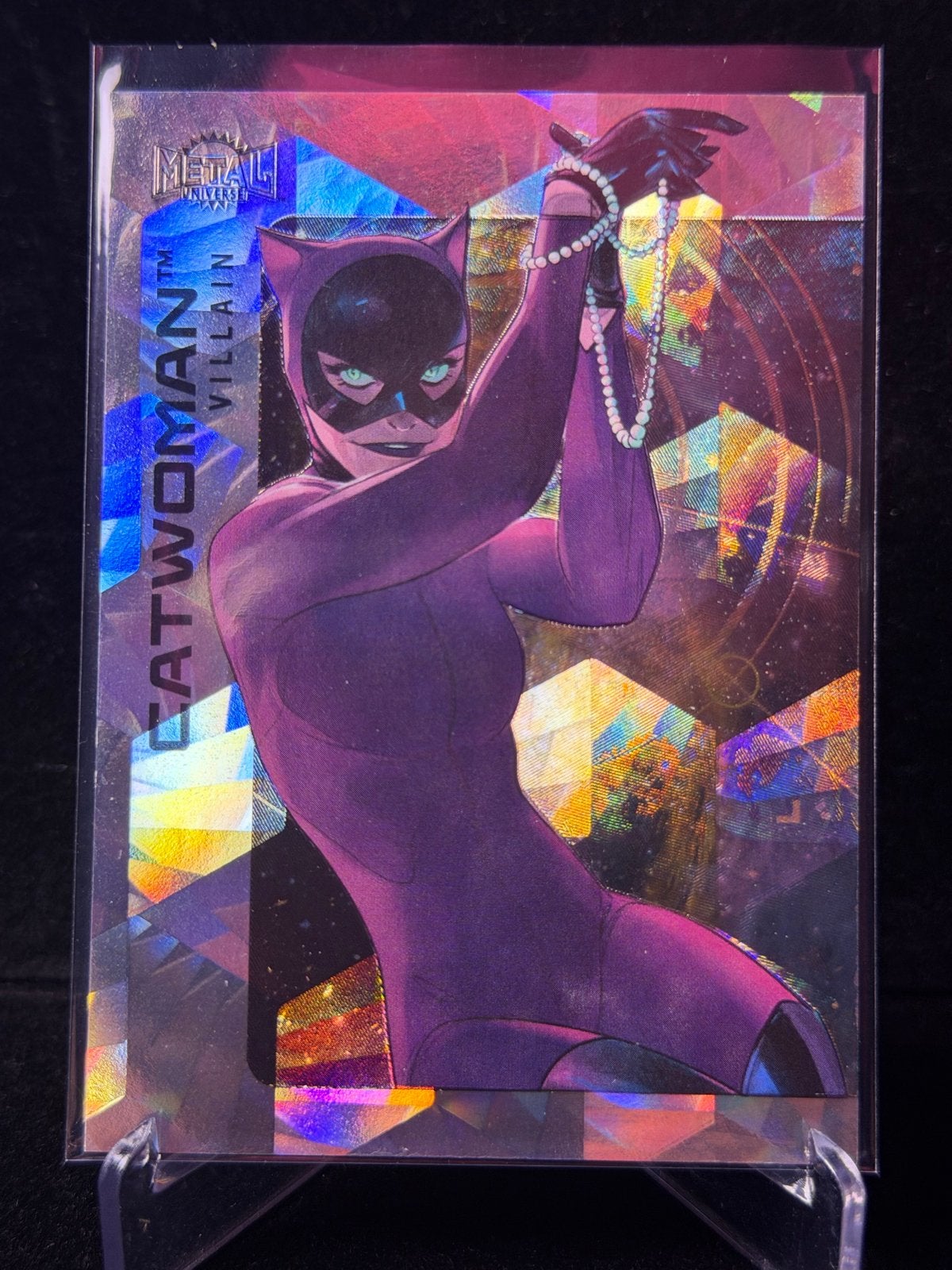 Upper Deck Skybox Metal Universe Batman Catwoman 001/25, Verzenden, Superheld, Zo goed als nieuw, Plaatje, Poster of Sticker