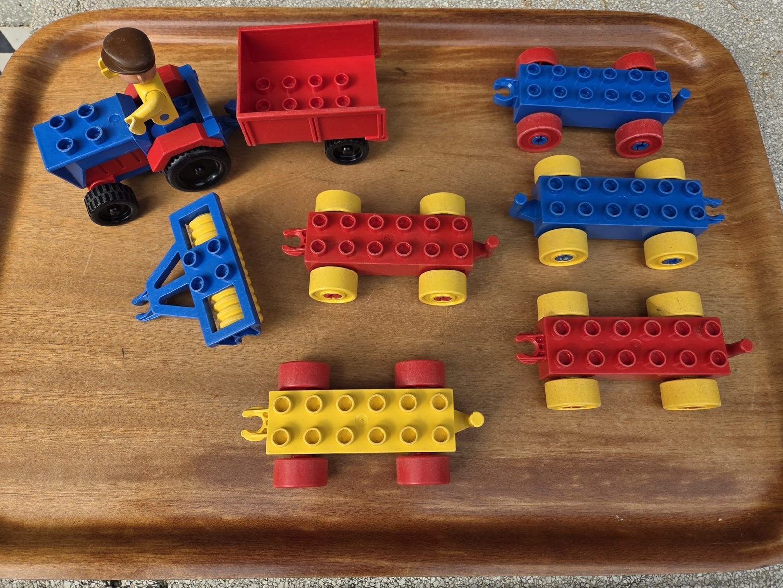 Duplo | karretjes | tractor, Ophalen of Verzenden, Gebruikt, Overige merken