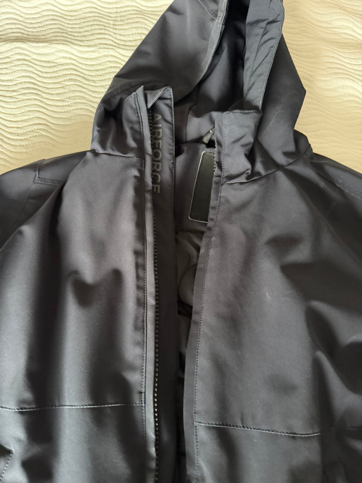 Airforce bomber maat xs, Caravans en Kamperen, Regenkleding, Ophalen, Zo goed als nieuw, Regenjas