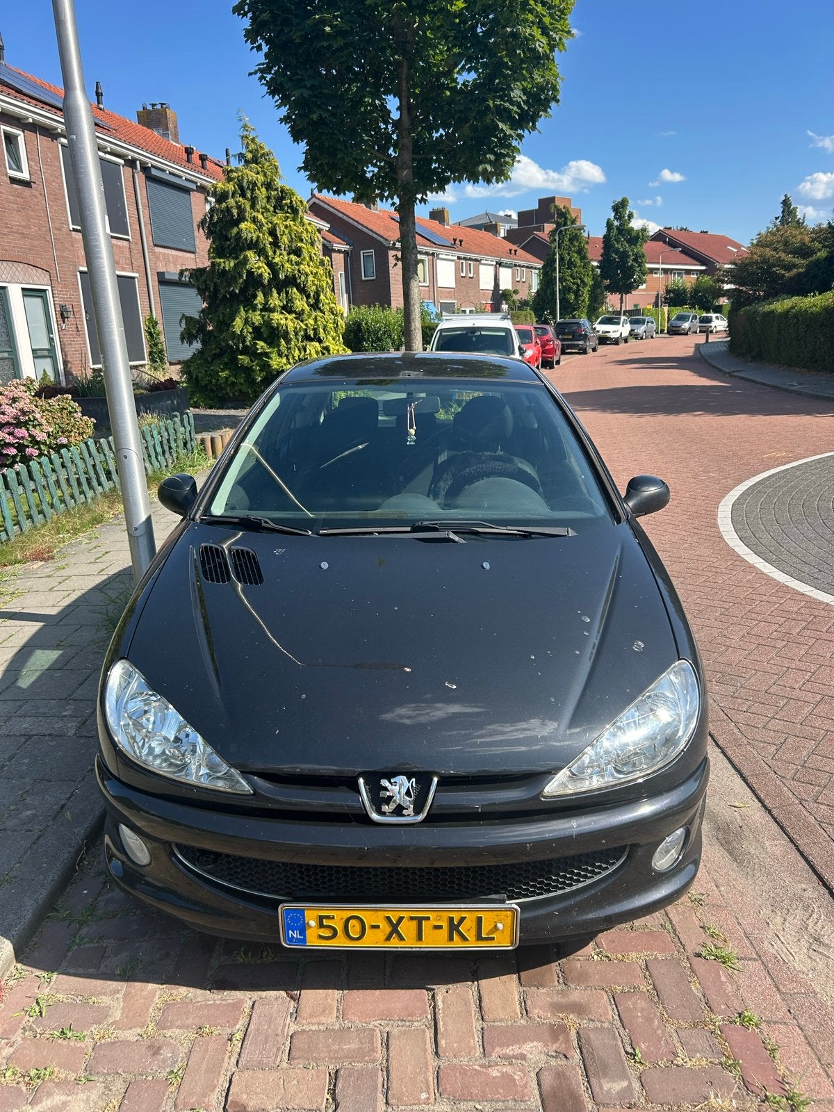 Peugeot 206 1.4 3D 2007 Zwart, Auto's, Peugeot, Voorwielaandrijving, 31 €/maand, 4 cilinders, Zwart