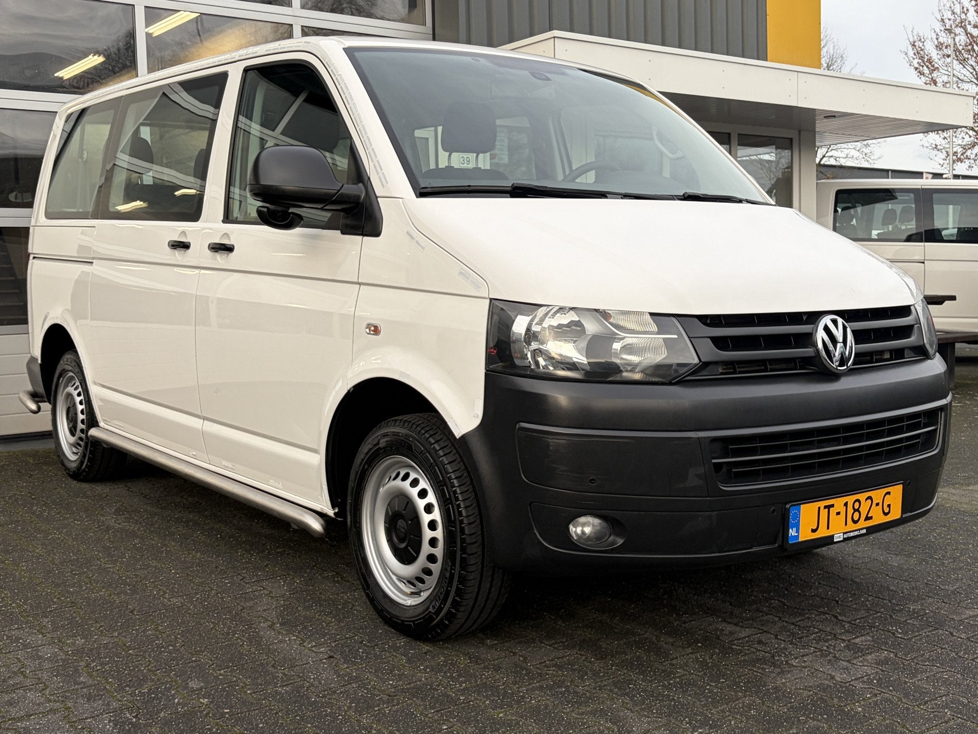Volkswagen Transporter Kombi 2.0 TDI L1H1 140pk DSG Automaat, Auto's, Volkswagen, Euro 5, Stof, Gebruikt, Zwart