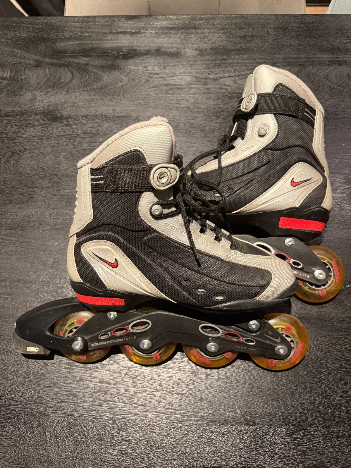 Vintage Nike N-Dorfin Inline Skates - Uniek Retro Model!, Overige merken, Gebruikt, Ophalen of Verzenden, Inline skates 4 wielen