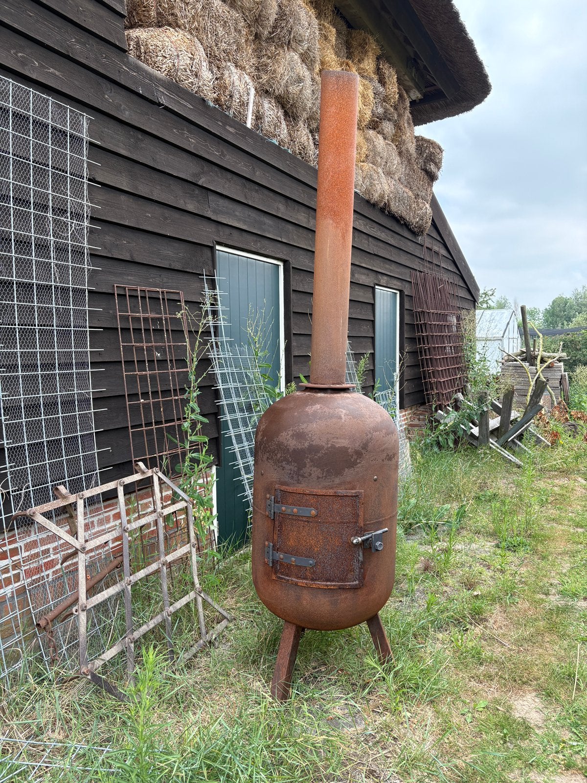 Grote tuinhaard, Ophalen, Zo goed als nieuw
