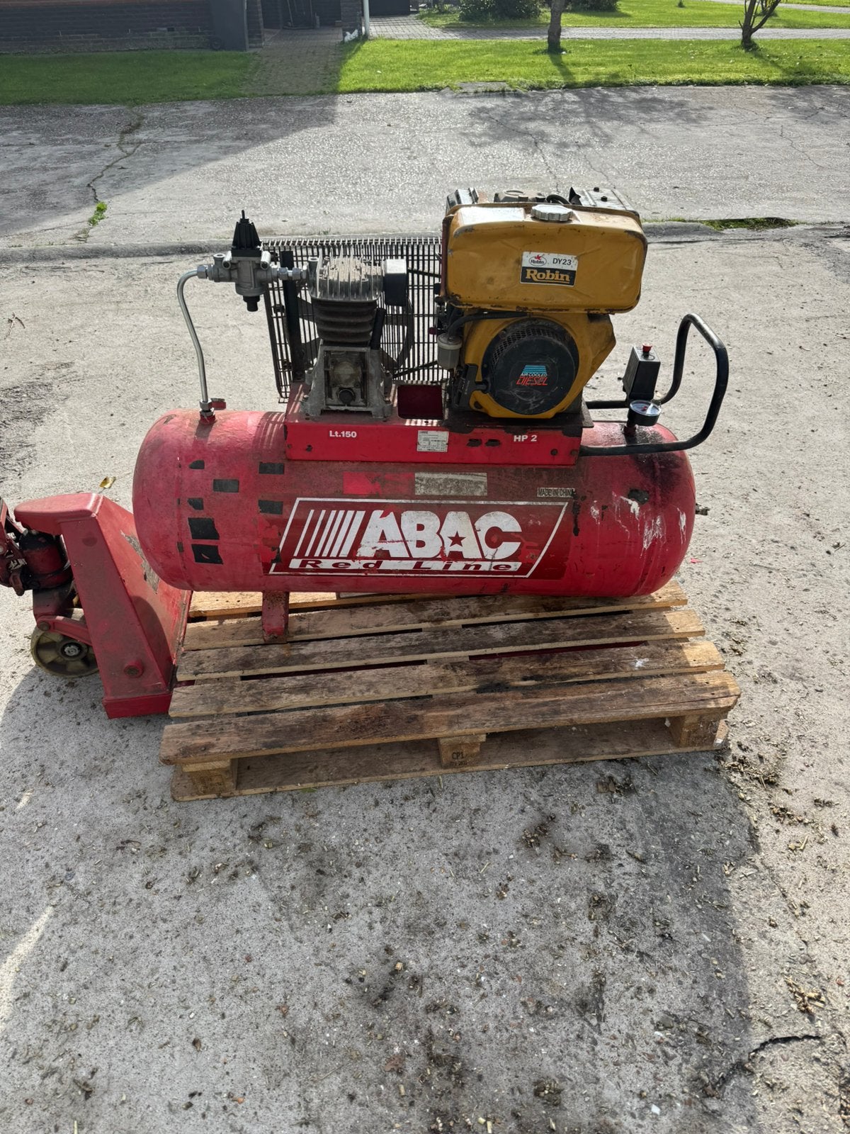 motor compressor, 100 liter of meer, Ophalen, Gebruikt