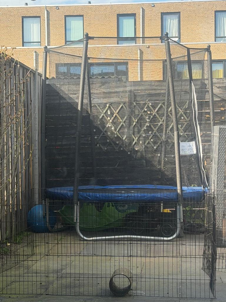 Trampoline, Kinderen en Baby's, Speelgoed | Buiten | Trampolines, Ophalen, Gebruikt