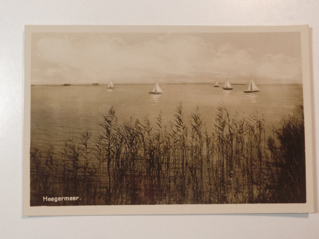 Friesland Zeilen  Heeg, Ophalen of Verzenden, 1920 tot 1940, Gelopen, Friesland