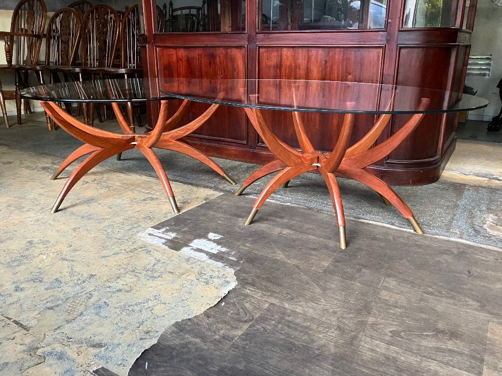 mid-century design spider coffee table, Huis en Inrichting, Tafels | Salontafels, Ophalen, Mid century, Zo goed als nieuw, 5 – 50