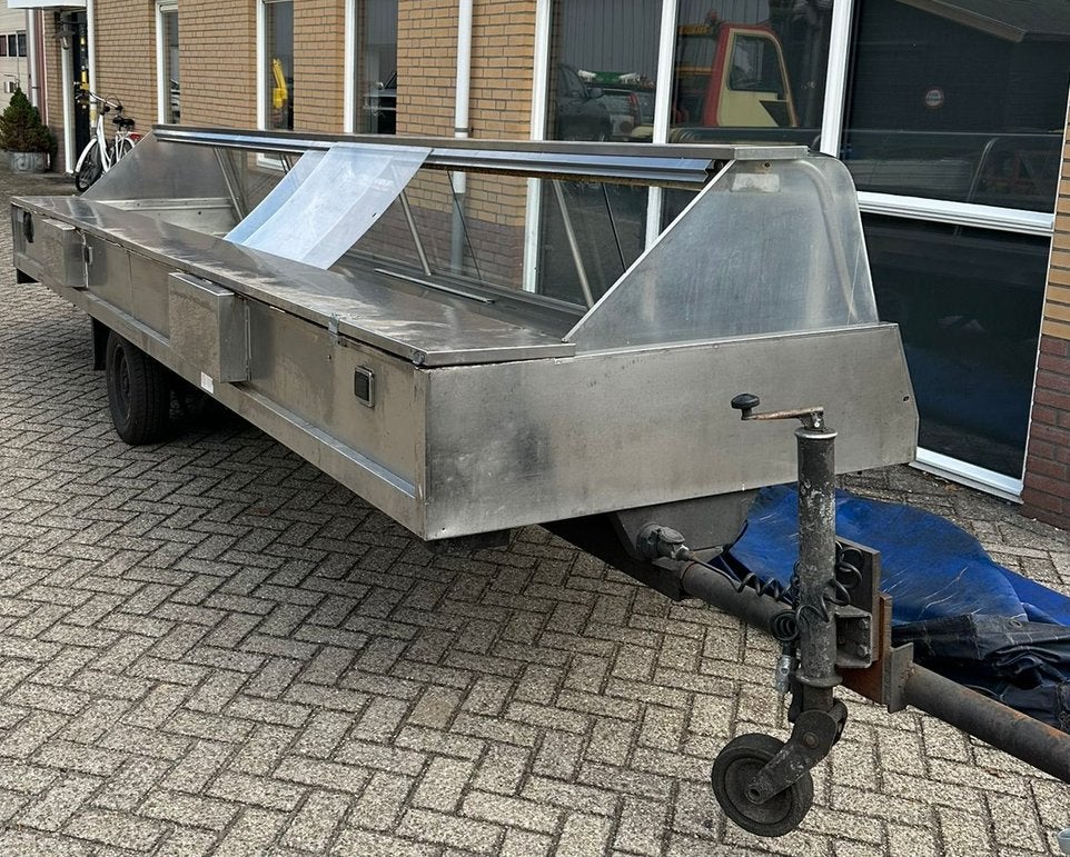 Koelwagen / verkoopwagen – aluminium – ideaal voor markt ed., Ophalen of Verzenden, Gebruikt