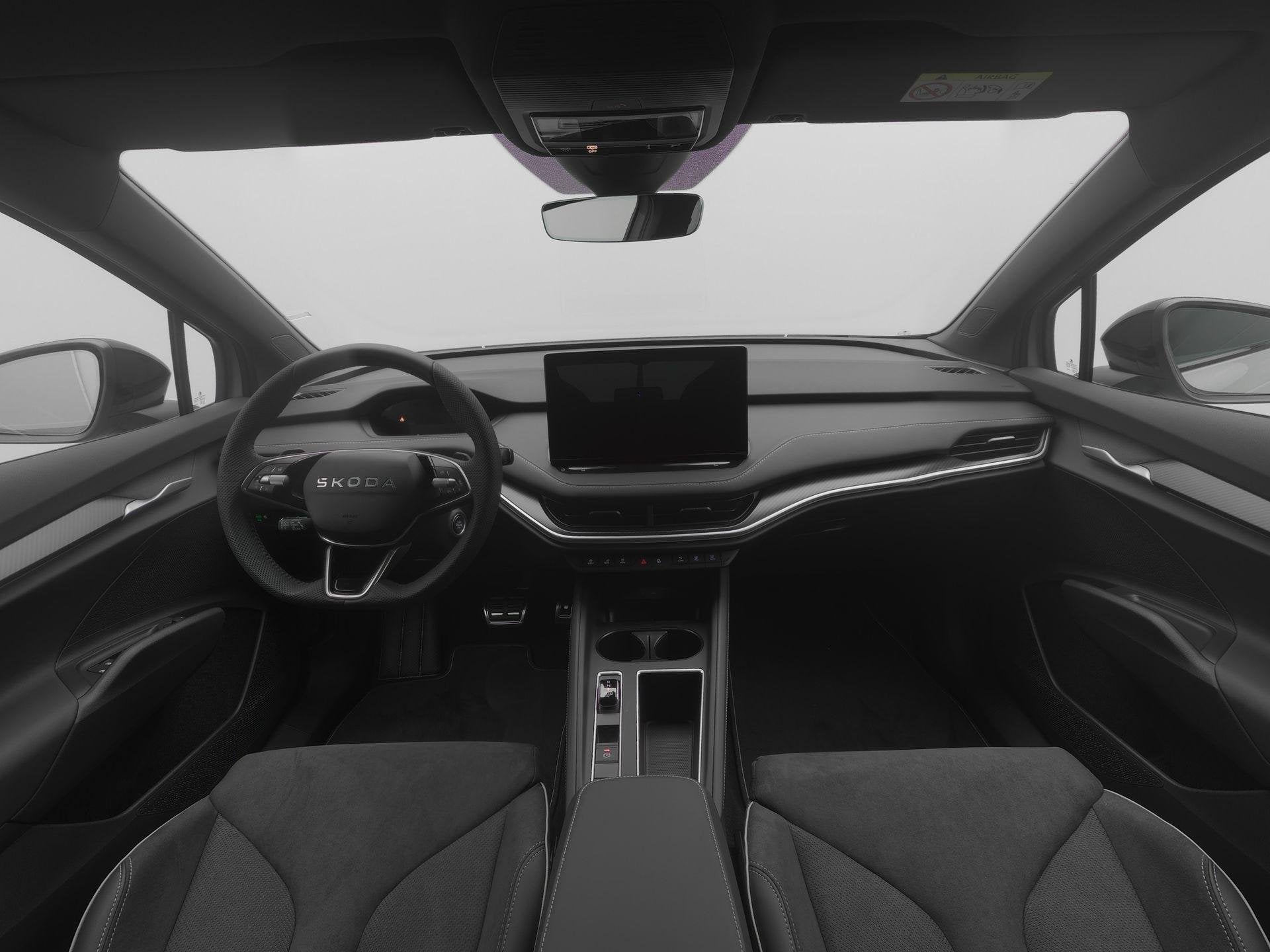 Skoda Elroq 85 Sportline | Trekhaak | Stoel -& stuurverwarmi, Automaat, Achterwielaandrijving, 1878 kg, 286 pk