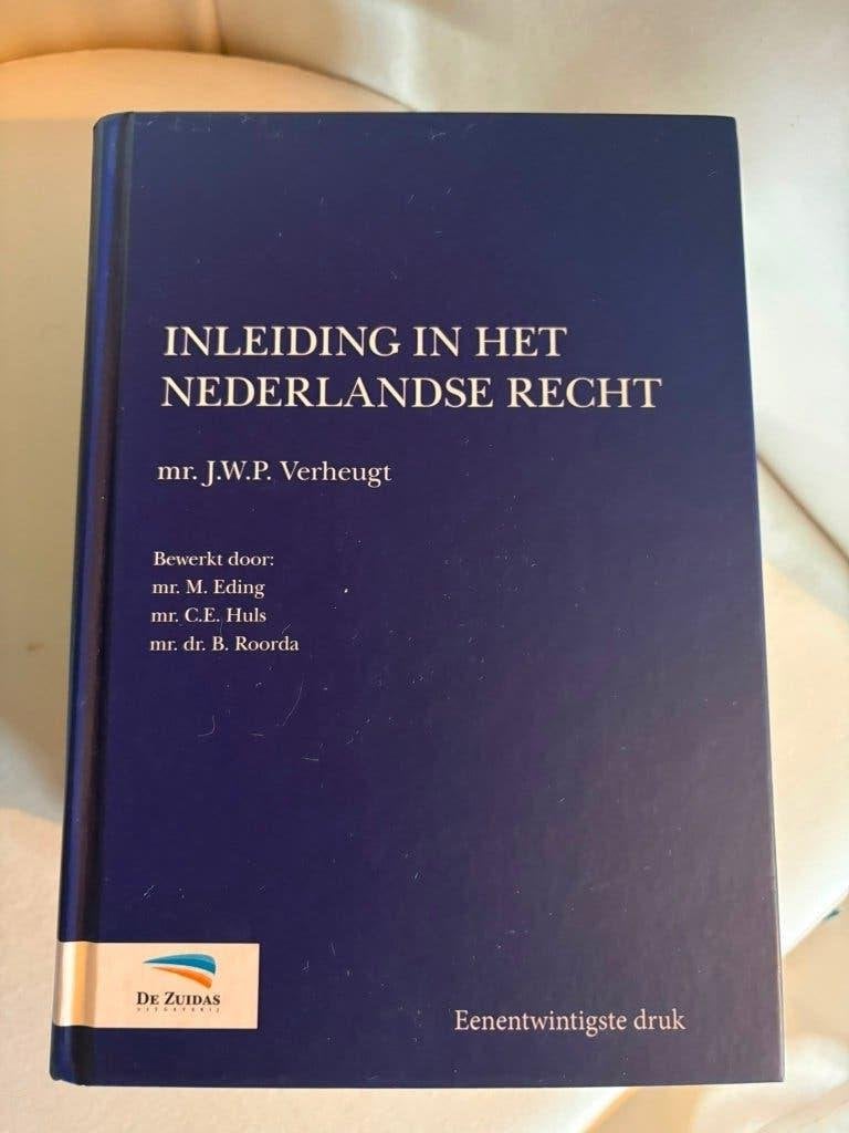 Inleiding in het Nederlandse Recht – Verheugt – 21e druk, Ophalen of Verzenden, Alpha, Zo goed als nieuw, WO