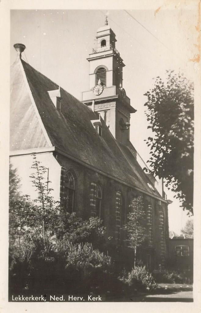 Lekkerkerk, Ned. Herv. Kerk, Ophalen of Verzenden, 1960 tot 1980, Ongelopen, Zuid-Holland