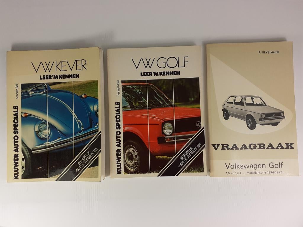 Boeken VW Kever & Golf: Leer 'm kennen + Vraagbaak, Verzenden, Gelezen, Volkswagen