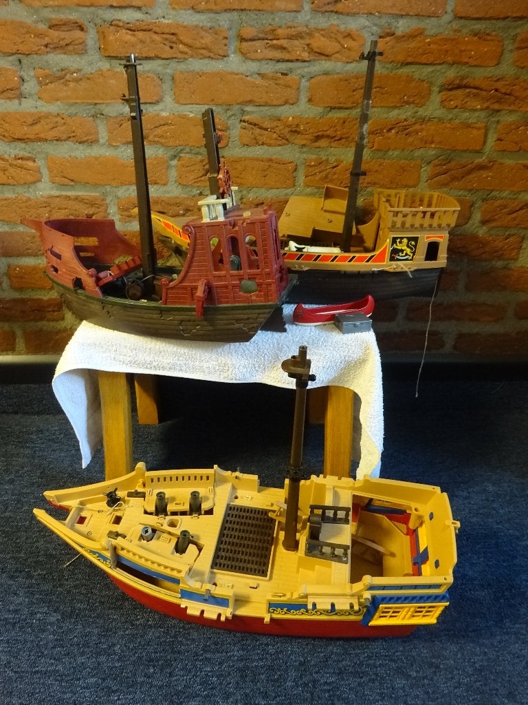 ( nr. 90 ) Playmobil   3 x schip, Ophalen of Verzenden, Gebruikt, Boot/Schip