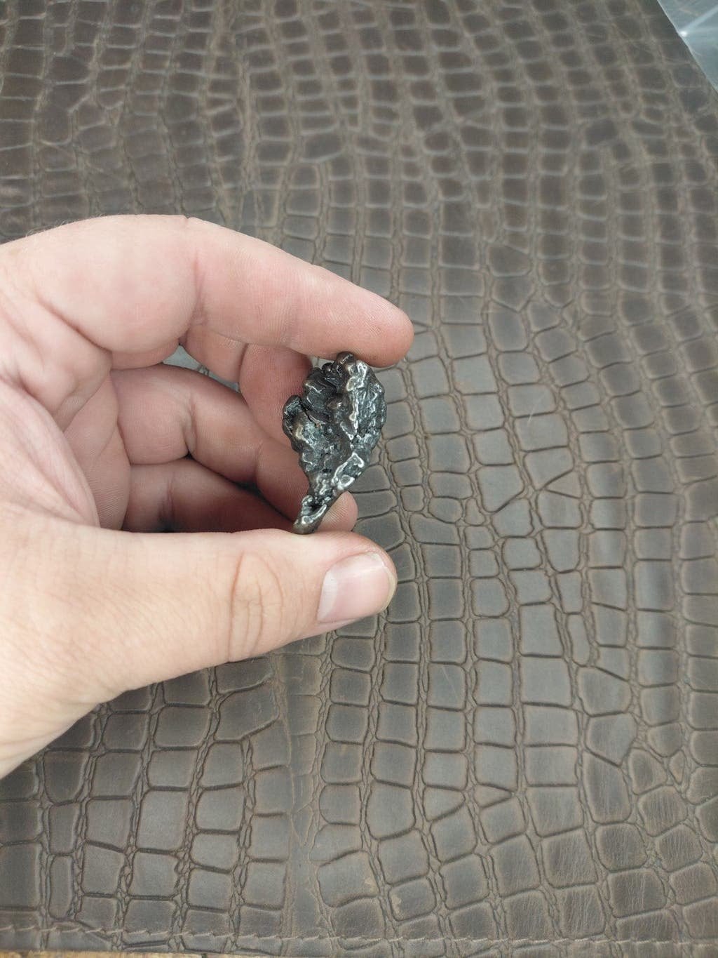 26 gram zware Campo Del Cielo Meteoriet, Ophalen of Verzenden, 17 tot 18, Zilver, Dame