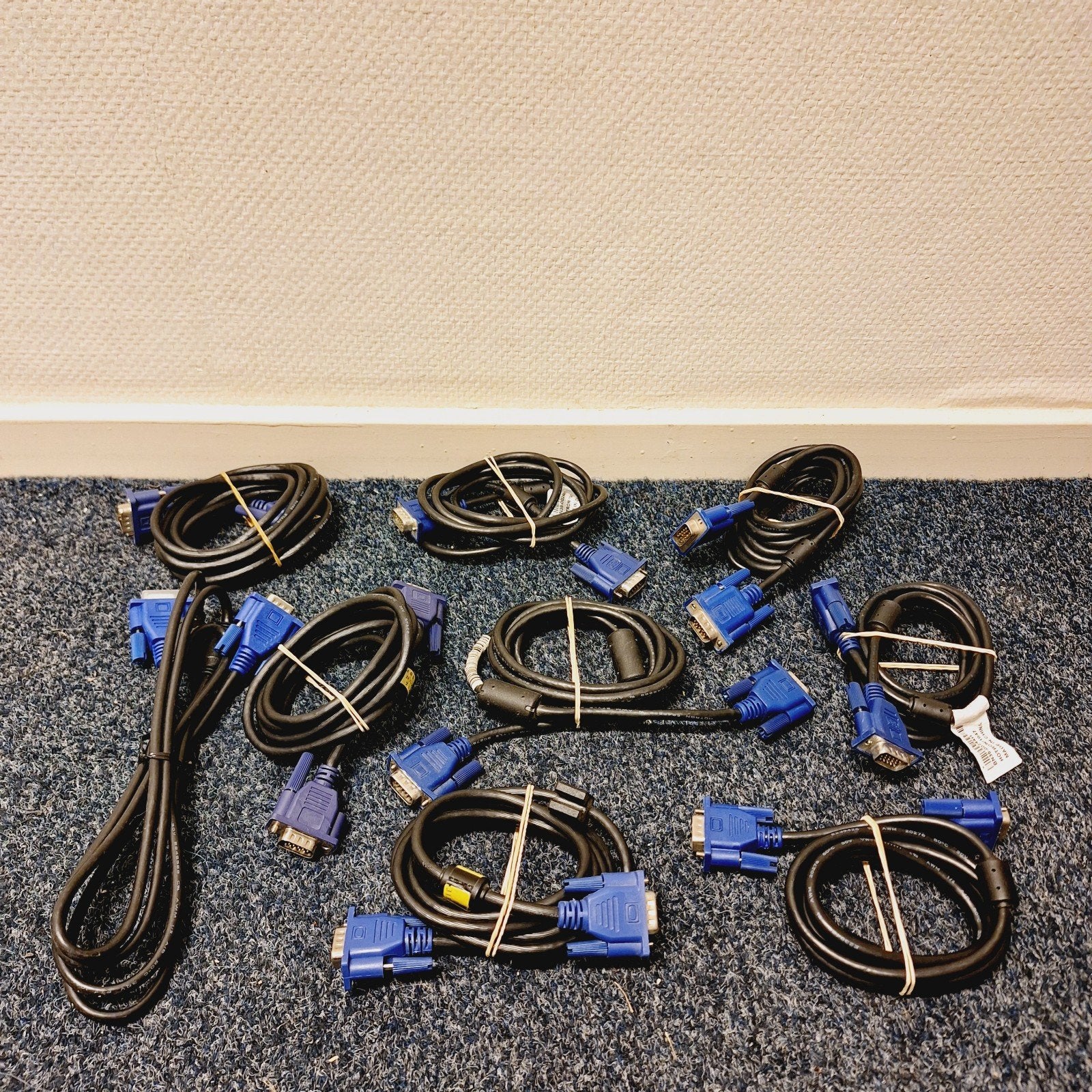 Verzameling VGA Kabels (9x) - Diverse Lengtes, ., Ophalen of Verzenden, Zo goed als nieuw, .