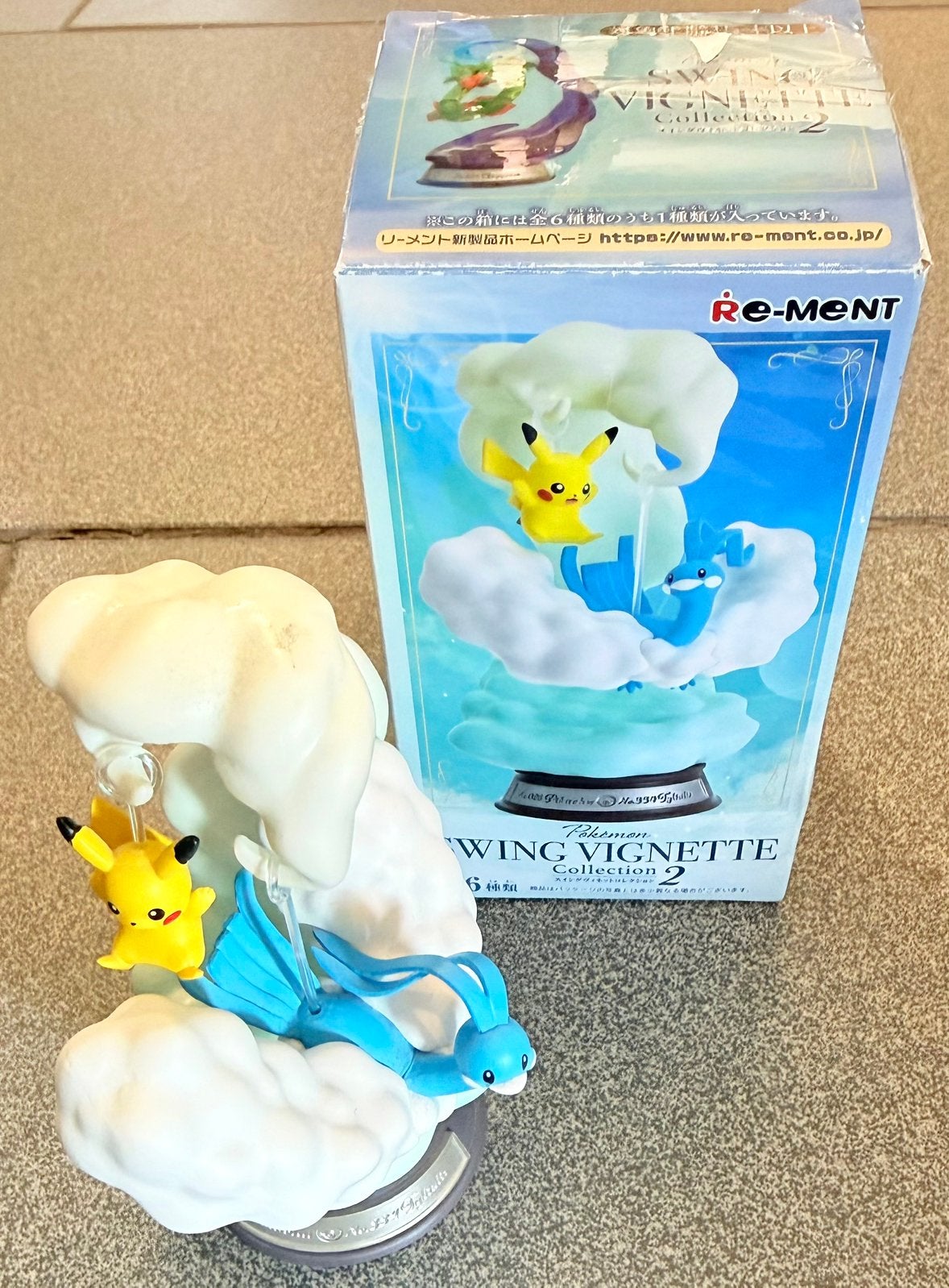 Pokémon Wing Vignette Collection 2 Pikachu Dratini, Pokemon, Ophalen of Verzenden, Zo goed als nieuw, Japans