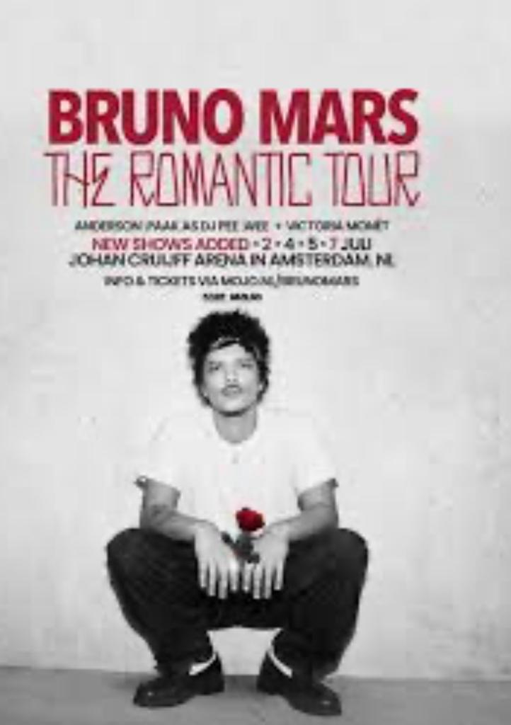 Te koop 2x Topzitplaatsen naast elkaar voor Bruno Mars, Twee personen, Juli