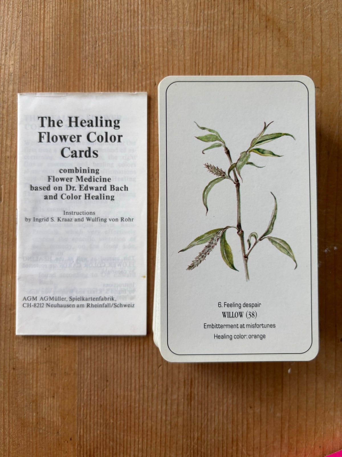 The Healing Flower Color Cards - Bach Bloesem Therapie, Een of twee spelers, Ophalen of Verzenden, Gebruikt