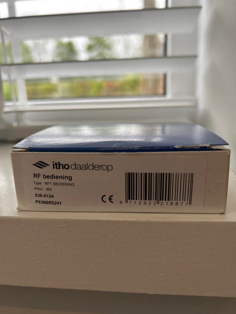 Itho Daalderop RFT Afstandsbediening Ventilatie, Ophalen of Verzenden, Nieuw, Ventilator