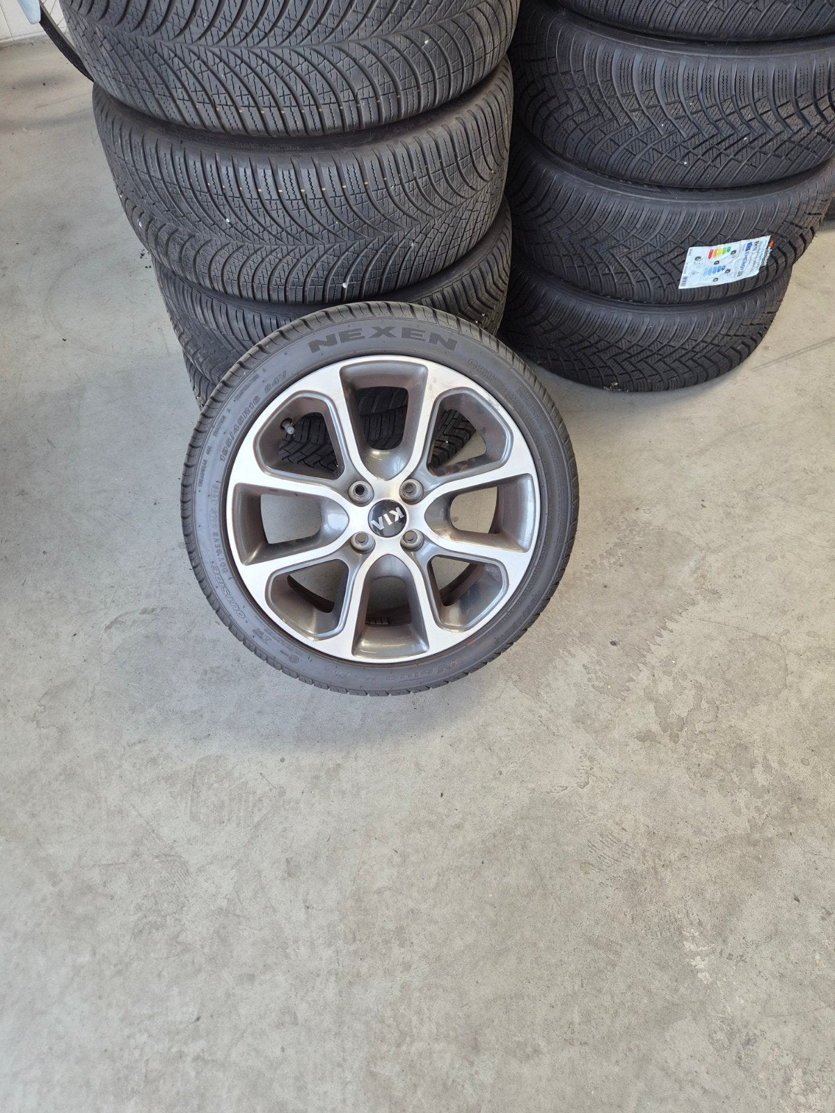 16 inch originele Kia Picanto velgen met goede banden, Auto-onderdelen, Banden en Velgen, Gebruikt, 16 inch, Banden en Velgen