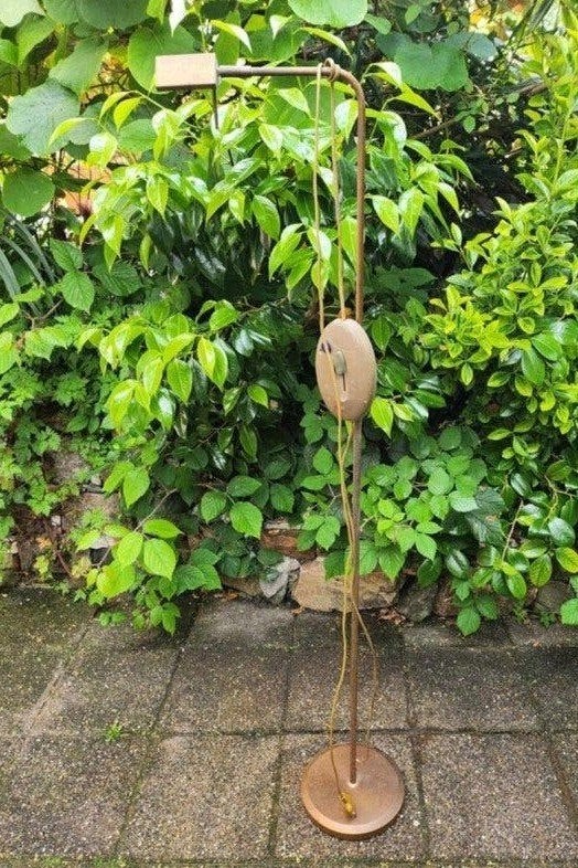 Goedwerkende Koperen Vloerlamp Leeslamp, Ophalen
