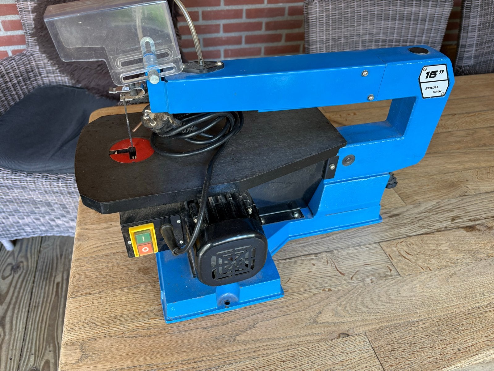 Figuurzaag 15" - Ideaal voor precisiewerk, Ophalen, Minder dan 30 mm, Gebruikt, Figuurzaag