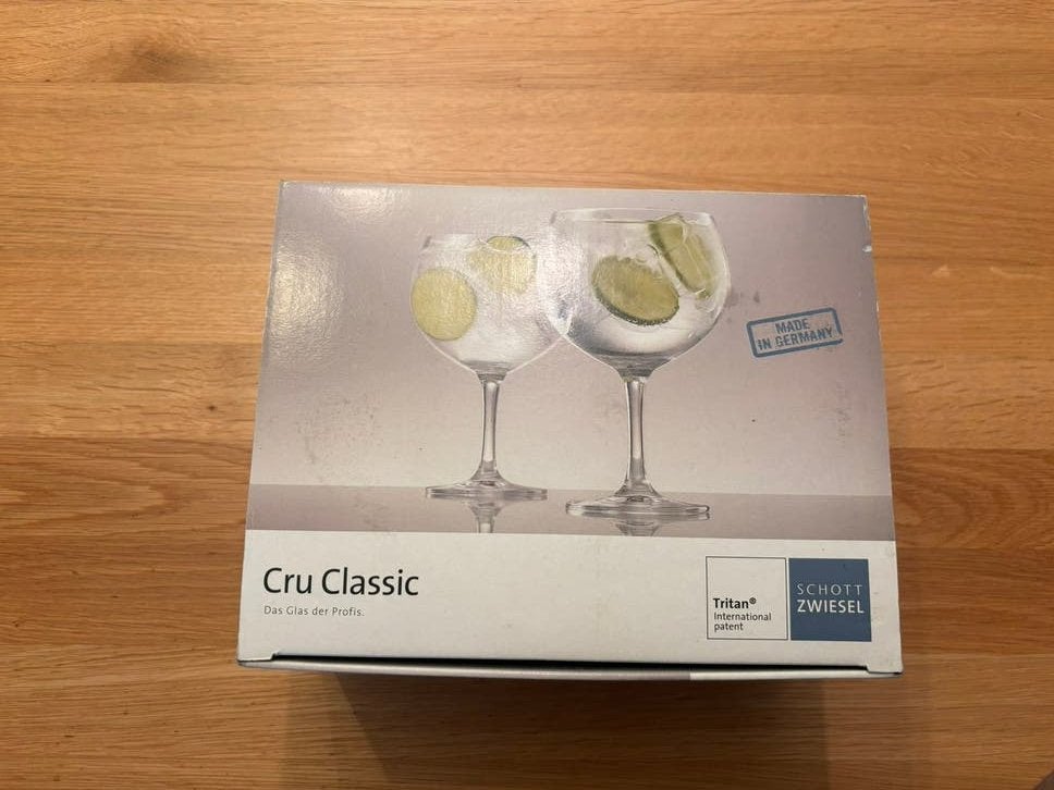 Schott Zwiesel Cru Classic Gin Tonic Glazen - Set van 2, Ophalen, Nieuw, Overige merken, Glas