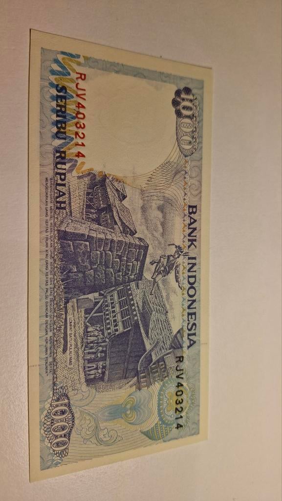 Indonesische 1000 Rupiah Bankbiljet (1980-1992), Postzegels en Munten, Bankbiljetten | Azië, Ophalen of Verzenden, Zuidoost-Azië