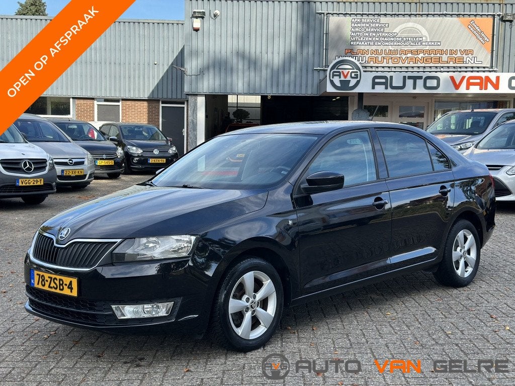 Skoda Rapid 1.2 TSI 95.945 NAP*Cruise Cr*Navi*Airco*Top onde, Auto's, Euro 5, Stof, Gebruikt, Zwart