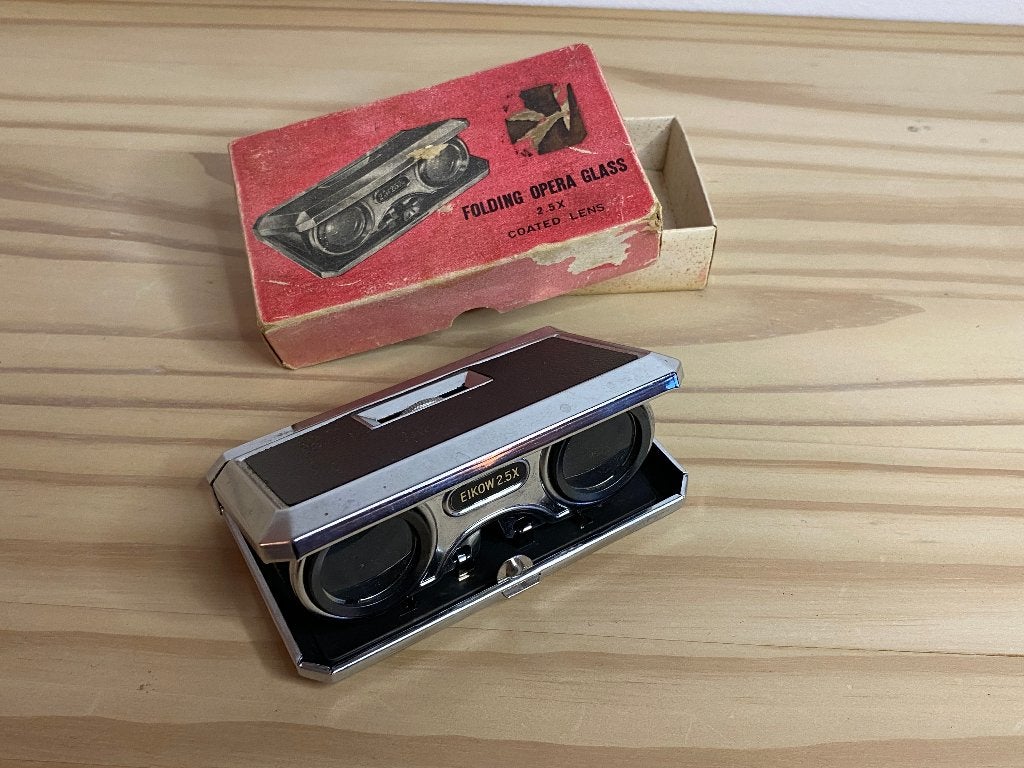 Vintage Toneelkijker - Folding Opera Glass 2.5X Coated Glass, Ophalen