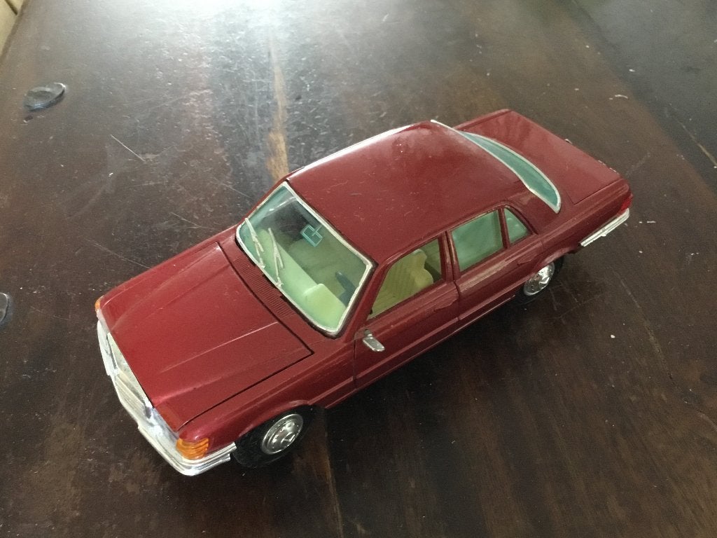 Mercedes-Benz 450 SE - Vintage Gama Germany Schaal 1/24, Ophalen of Verzenden, Gebruikt, Auto, Overige merken
