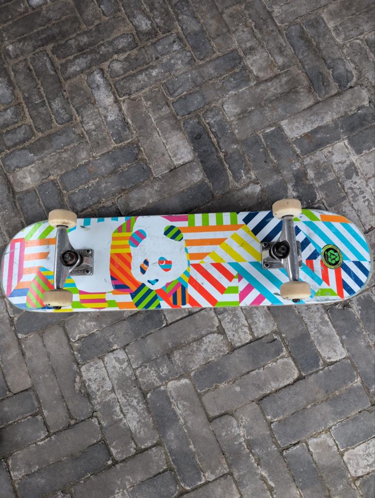 Skateboard met Panda Design, Ophalen, Gebruikt, Skateboard