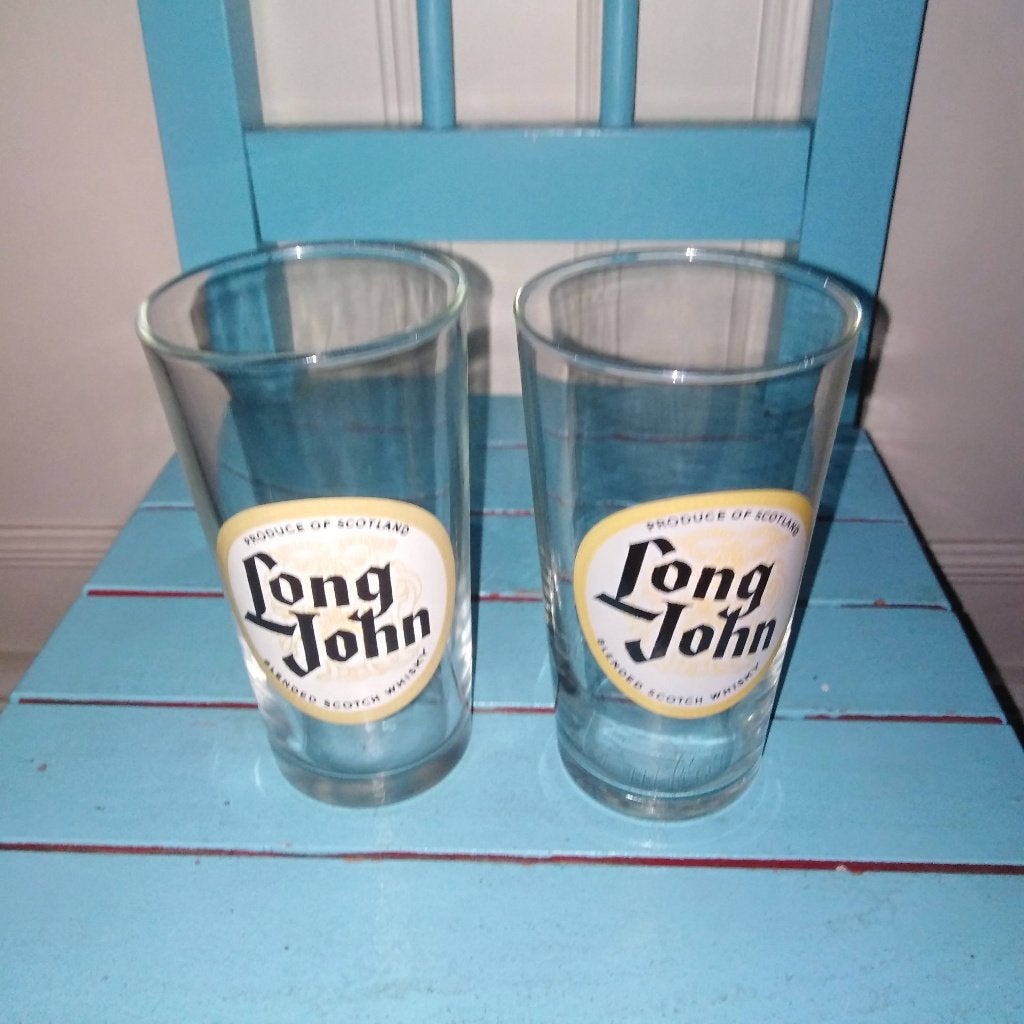 Long John Scotch wisky longdrink glazen set van 2 stuks, Verzamelen, Ophalen, Gebruikt, Overige typen