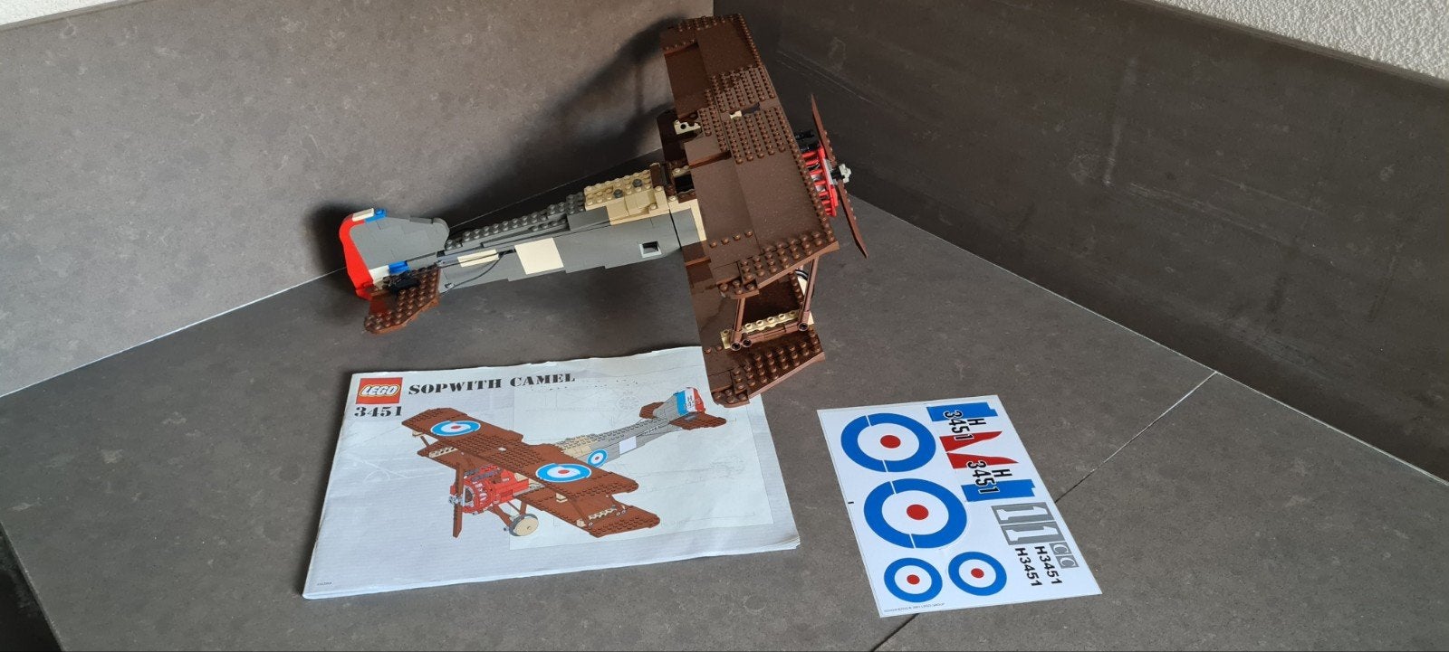 lego sopwith camel 3451, Lego, Compleet, Ophalen of Verzenden, Complete set