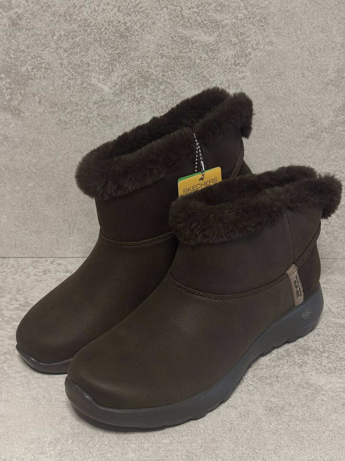 Skechers Slip Ins bruine dames herfst Laarzen Maat 39 - 1355, Bruin, Lage of Enkellaarzen, Nieuw, Ophalen of Verzenden