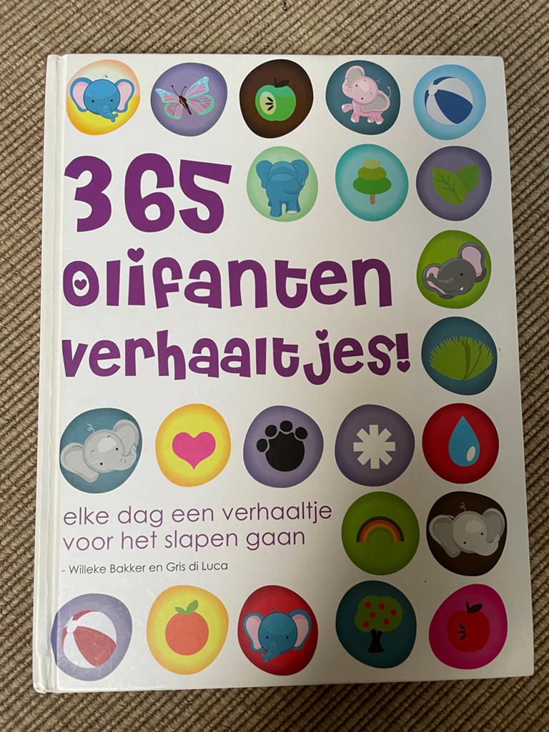 365 Olifanten Verhaaltjes - Voorleesboek 237 blz., Boeken, Kinderboeken | Kleuters, Fictie algemeen, Jongen of Meisje, Ophalen of Verzenden