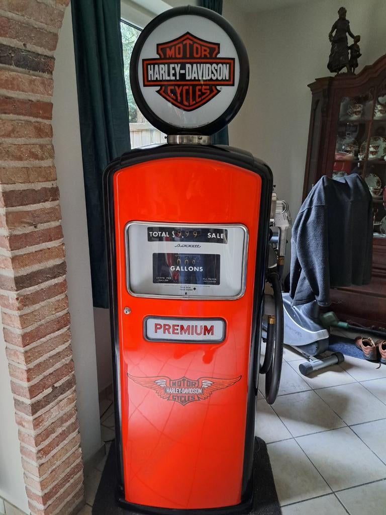Bennett gaspump benzinepomp Harley, Ophalen, Zo goed als nieuw