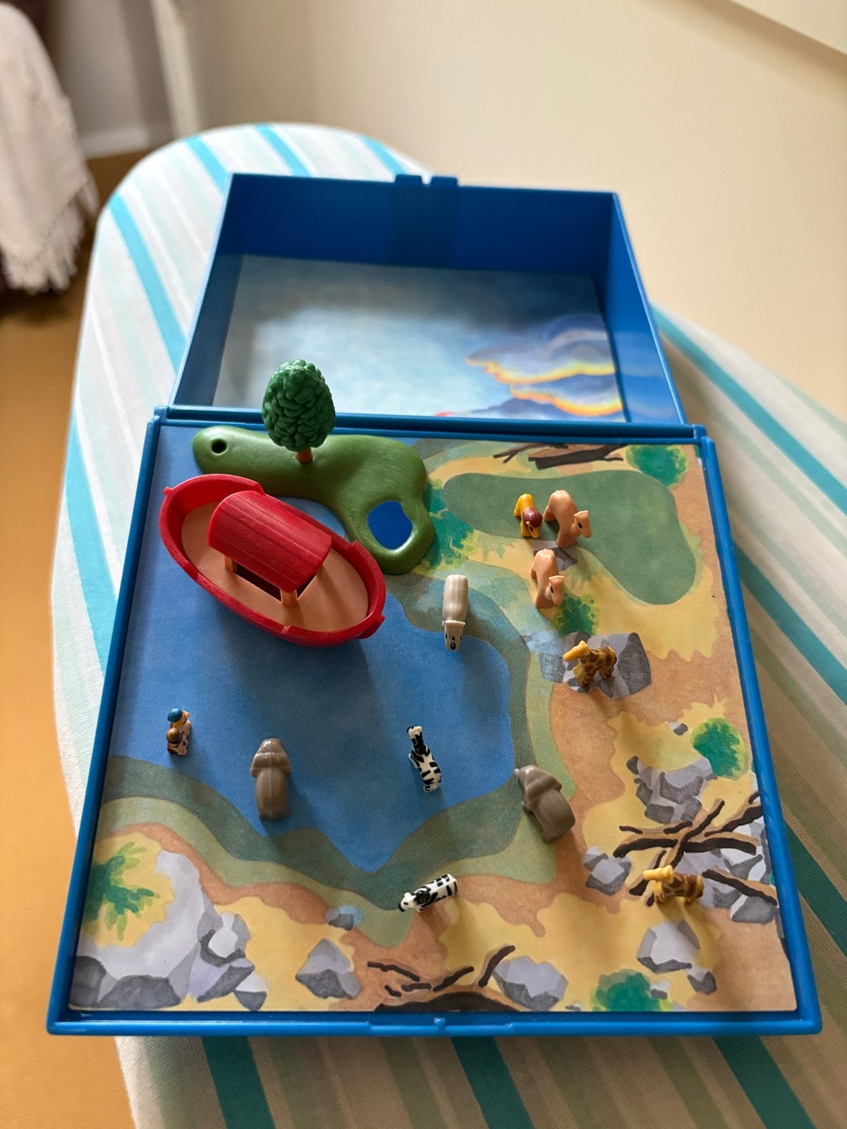 Playmobil Miniatuur Doosje met Magneet en Dierenfiguren, Gebruikt, Complete set, Overige typen, Ophalen of Verzenden