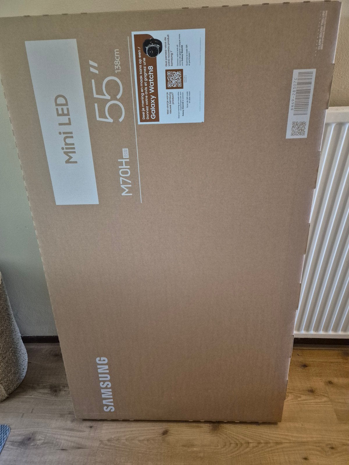 Samsung 55 inch Mini LED 4K SMART TV - gesealed, Ophalen, LED, Nieuw, 120 Hz
