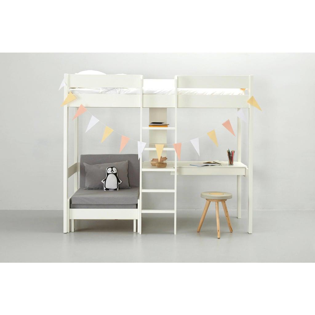 Hoogslaper 90x200 met logeerbed, Kinderen en Baby's, Kinderkamer | Stapelbedden en Hoogslapers, Ophalen of Verzenden, Zo goed als nieuw
