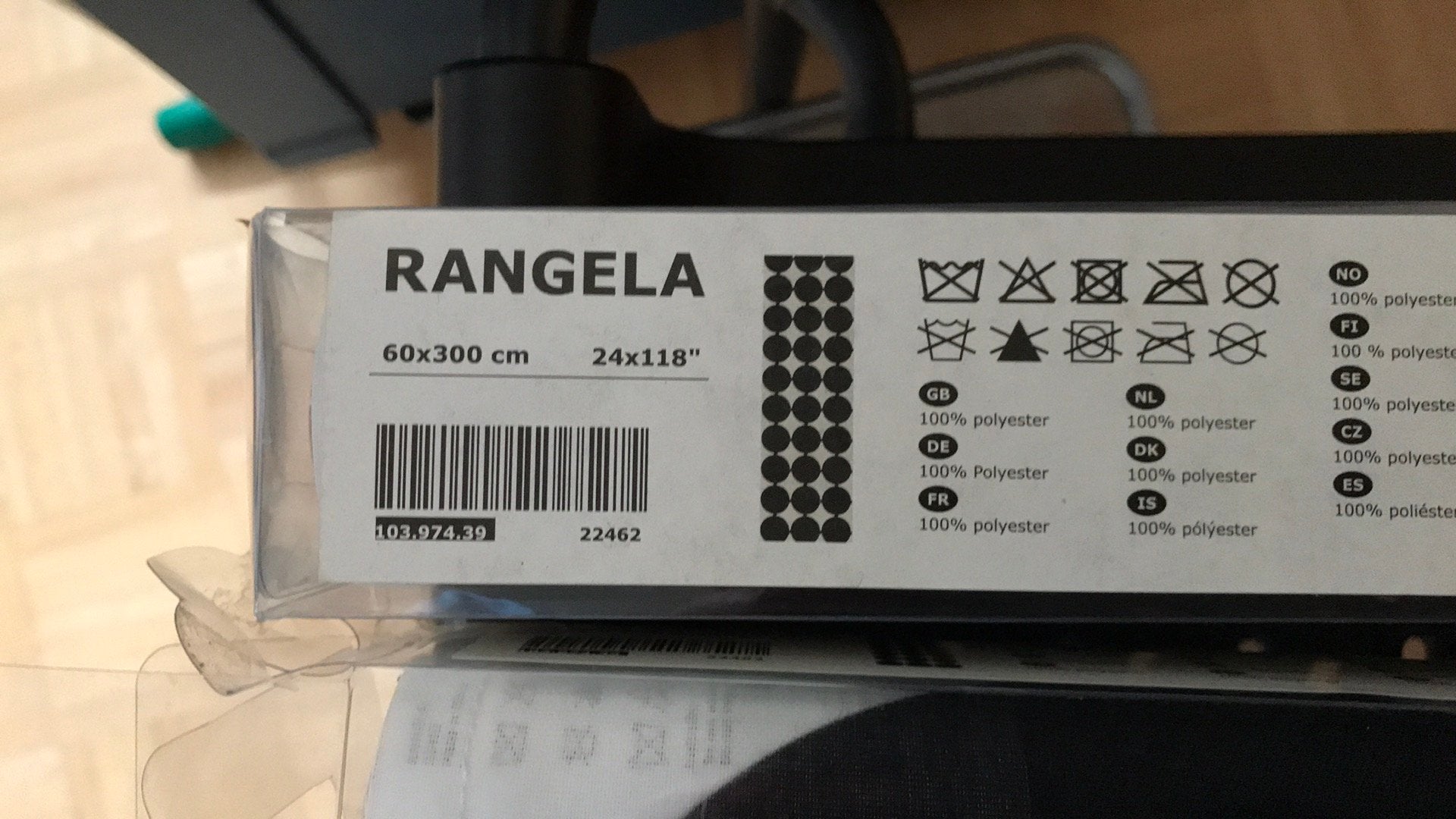 Stof ikea paneelgordijnen rangela, IKEA, Ophalen of Verzenden, Zo goed als nieuw
