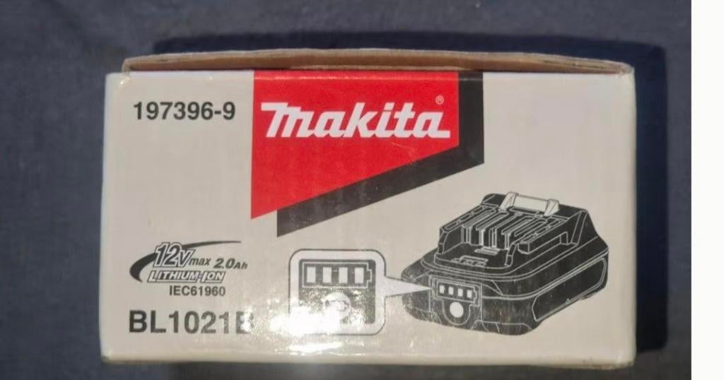Makita Accu 12V max 2.0Ah BL1021B - Nieuw in doos, Ophalen of Verzenden, Nieuw