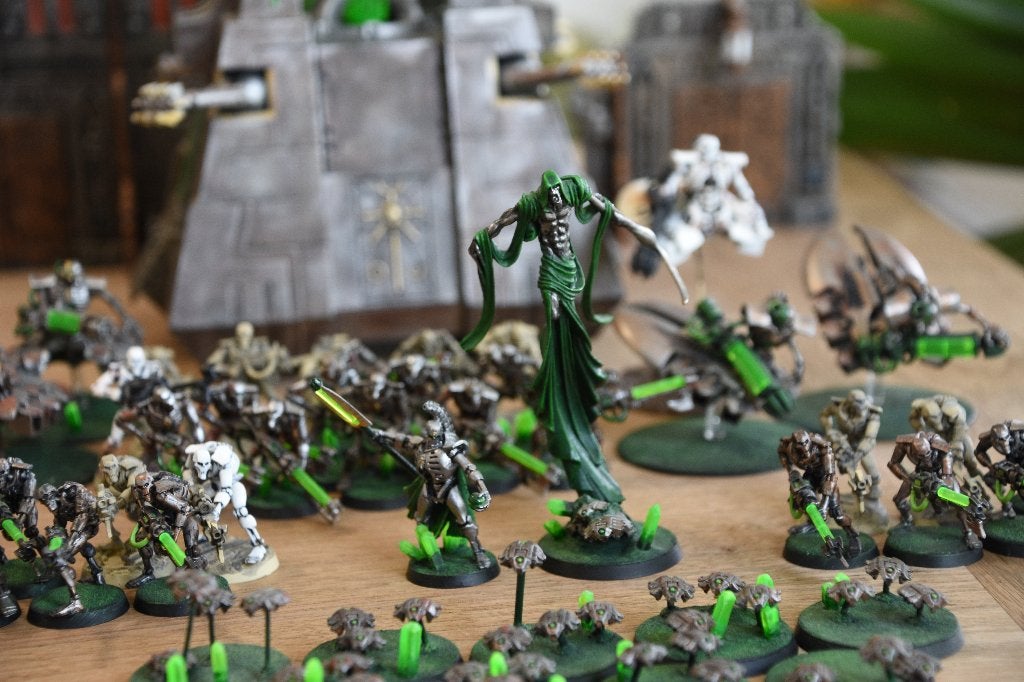 Warhammer 40k Necrons army, Hobby en Vrije tijd, Gebruikt, Figuurtje(s), Ophalen of Verzenden, Warhammer 40000