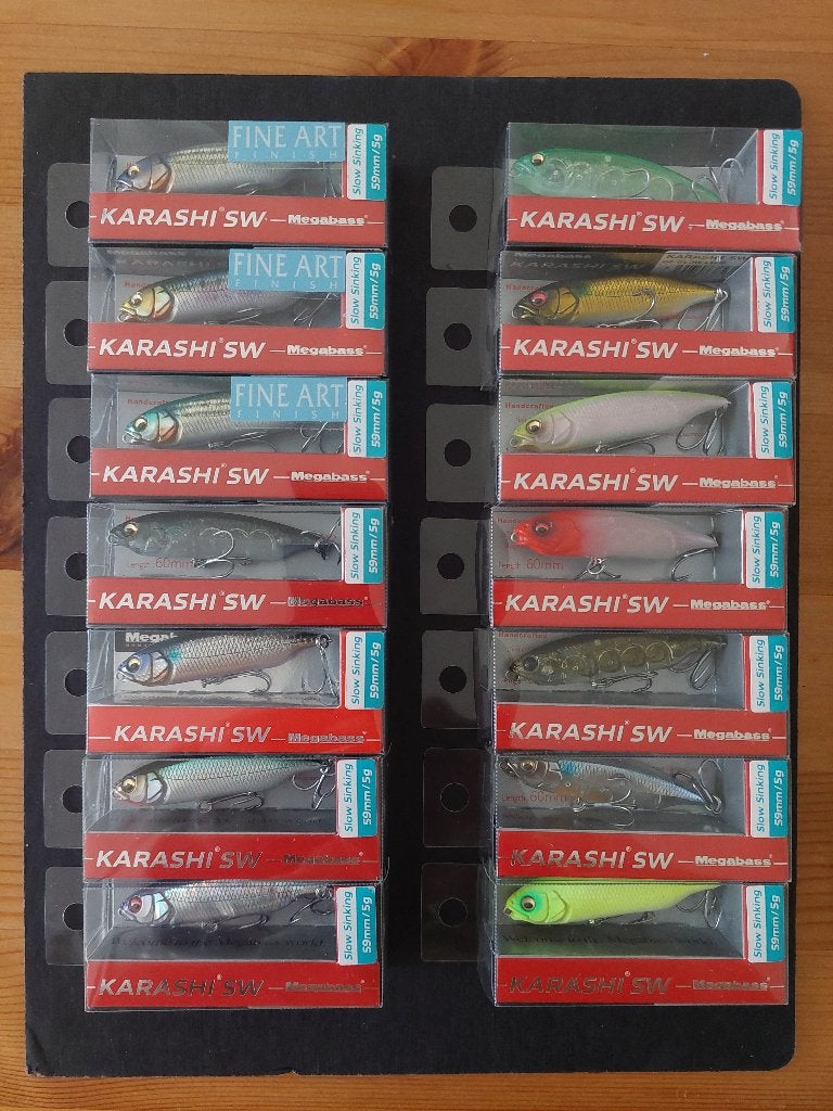 Megabass Karashi SWSS (Slow Sinking - 5g), Overige soorten