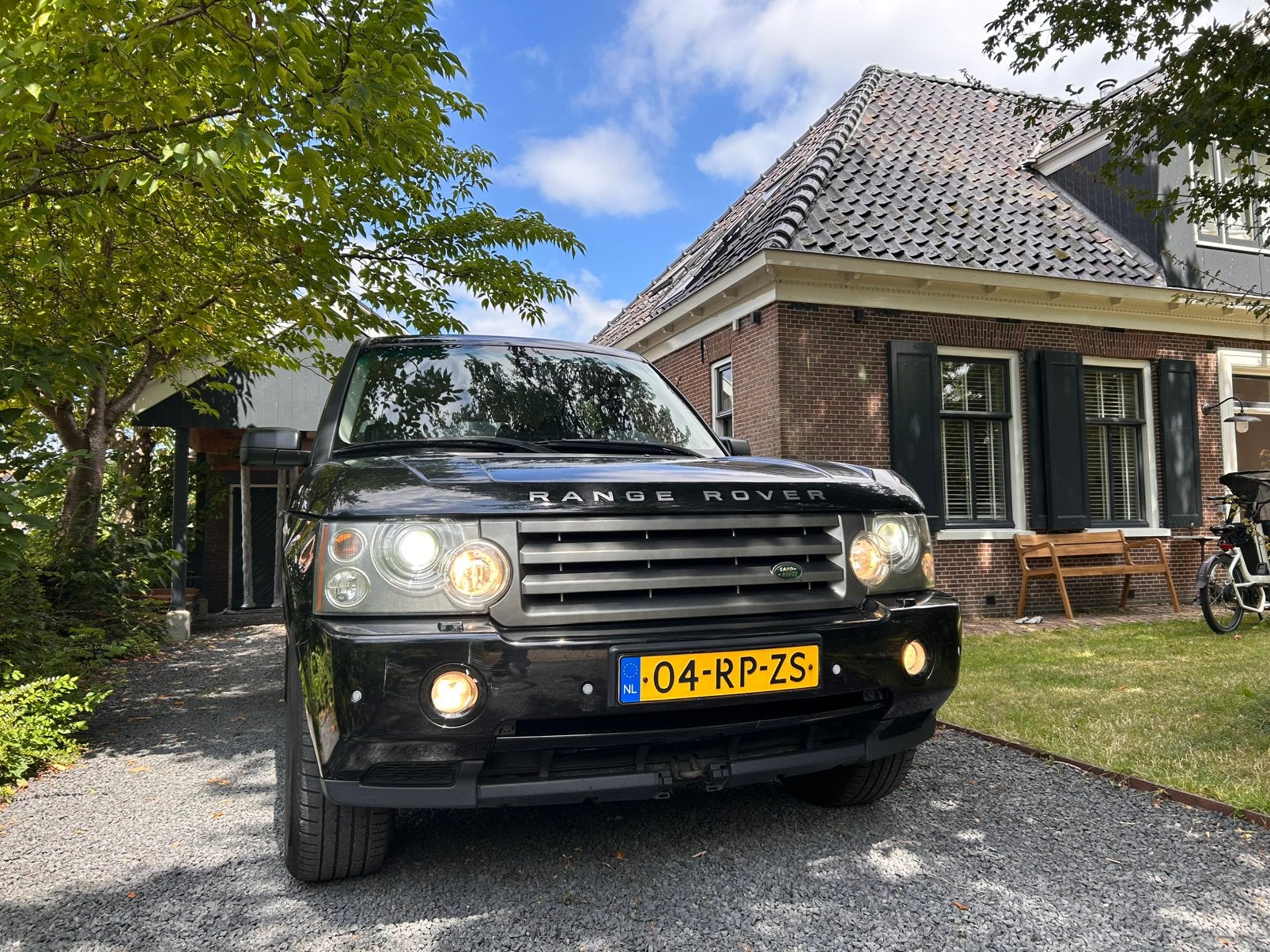 Land Rover Range Rover 3.0 TD6 2005 Zwart, Auto's, Automaat, 313 €/maand, Zwart, Zwart