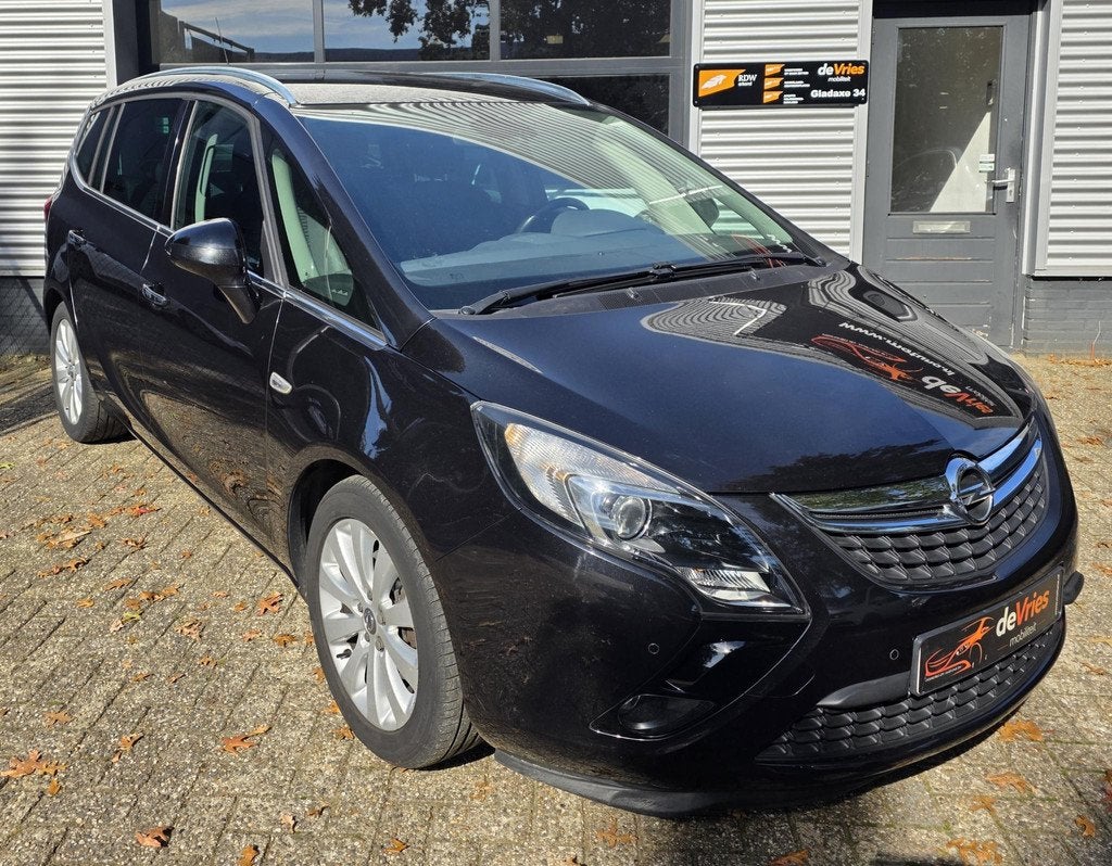 Opel Zafira 1.4 Selection *7PERS-140PK-CRUISECTRL*, Auto's, Opel, Euro 5, Stof, Gebruikt, Zwart