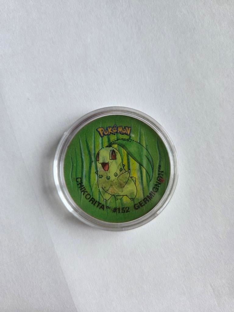 Pokémon Flippo Smiths Chikorita #152, Ophalen of Verzenden, Losse flippo's